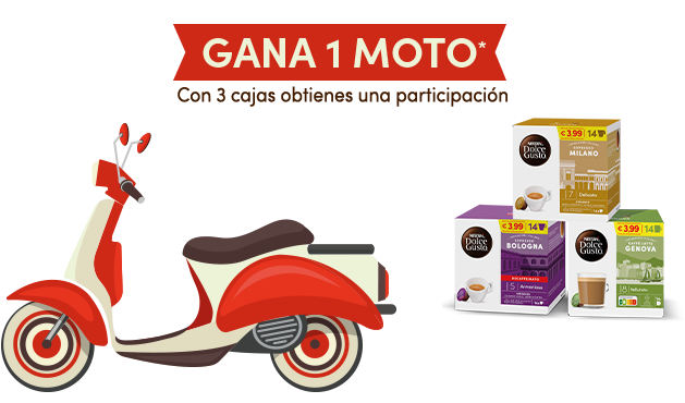 Sorteo de una moto con la gama italiana header image