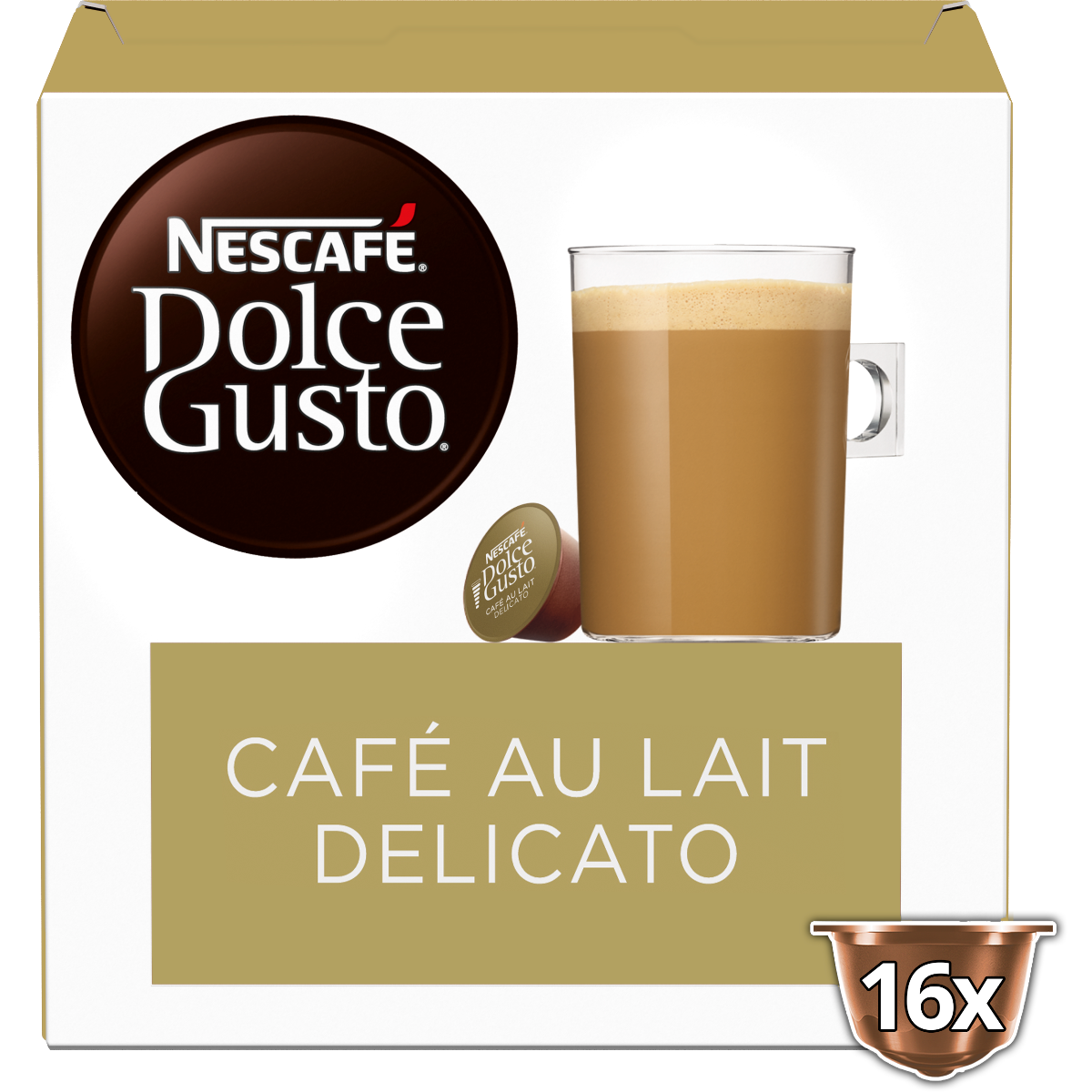 Café con Leche Delicato 16 Cápsulas