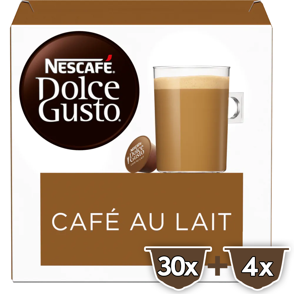 Café con Leche 30+4 cápsulas