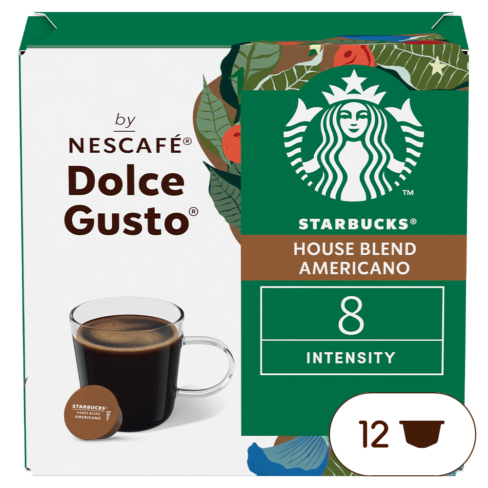 Starbucks® House Blend Grande (12 cápsulas) - NESCAFÉ® Dolce Gusto®