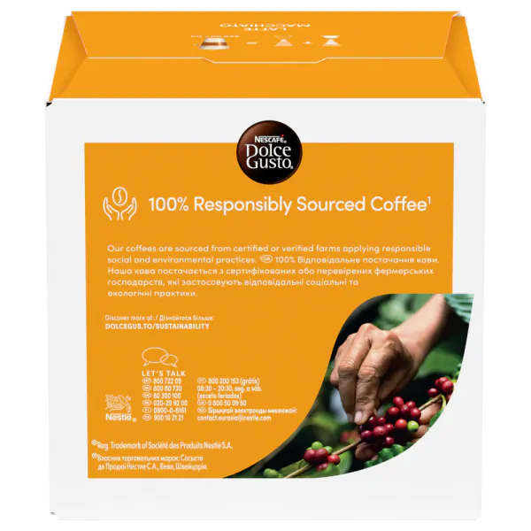 Reverso caja de Latte Macchiato 16 Cápsulas de NESCAFÉ Dolce Gusto thumbnail