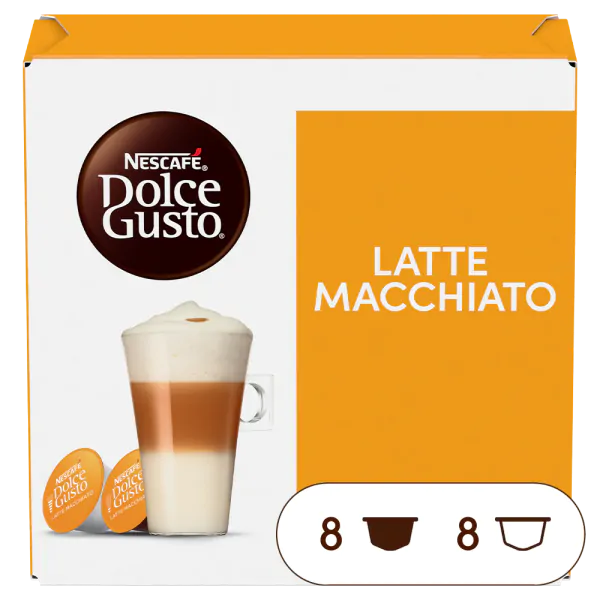 Caja de 16  cápsulas Latte Macchiato 16 Cápsulas de NESCAFÉ Dolce Gusto thumbnail