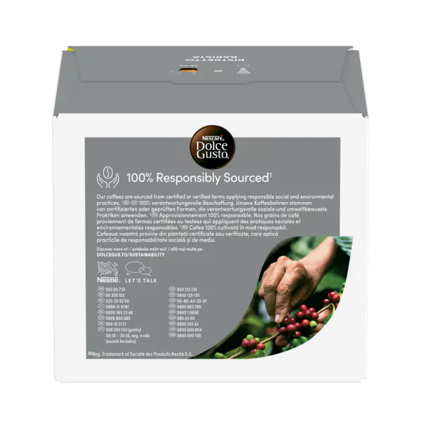 Reverso caja de Ristretto Barista 30 Cápsulas de NESCAFÉ Dolce Gusto thumbnail