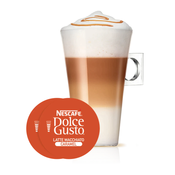 Latte Macchiato Caramel Café (16 cápsulas) NESCAFÉ® Dolce Gusto®