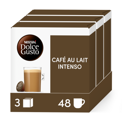 Caja de 48  c&aacute;psulas Caf&eacute; con Leche Intenso 48 C&aacute;psulas de NESCAF&Eacute; Dolce Gusto