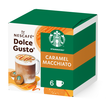 Caja de 12  c&aacute;psulas Starbucks&reg; Caramel Macchiato 12 C&aacute;psulas de NESCAF&Eacute; Dolce Gusto