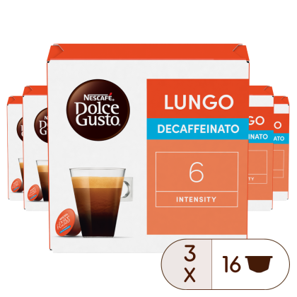 Caja de 48 cápsulas Lungo Descafeinado 48 Cápsulas de NESCAFÉ Dolce Gusto