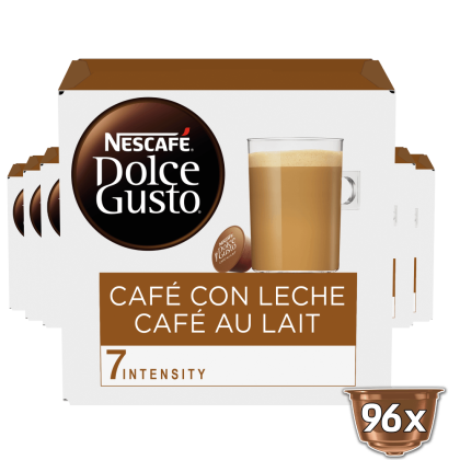 Caf&eacute; con Leche 96 C&aacute;psulas