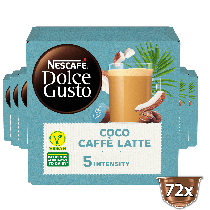Caf&eacute; con Coco 72 C&aacute;psulas