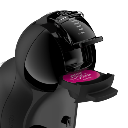 Primer plano del portac&aacute;psulas de la cafetera Dolce Gusto Mini Me 2 Blanca.