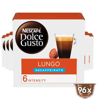 Lungo Descafeinado 96 Cápsulas