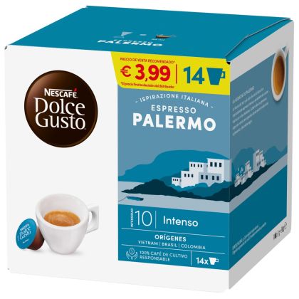 Pack 16 c&aacute;psulas de caf&eacute; Espresso Palermo