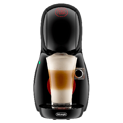 Cefetera Piccolo XS De’longhi® Manual Negra y Rojo NESCAFÉ Dolce Gusto - Frontal