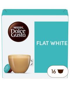 Caja de 16  cápsulas Flat White 16 Cápsulas de NESCAFÉ Dolce Gusto