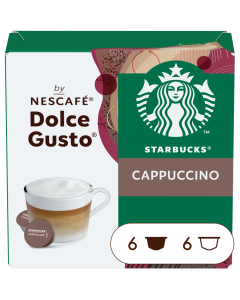 Caja de 12 cápsulas Starbucks® Cappuccino 12 Cápsulas de NESCAFÉ Dolce Gusto