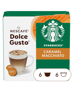 Caja de 12 cápsulas Starbucks® Caramel Macchiato 12 Cápsulas de NESCAFÉ Dolce Gusto