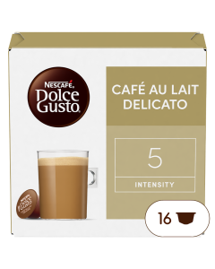 Caja de 16 cápsulas Café con Leche Delicato 16 Cápsulas de NESCAFÉ Dolce Gusto