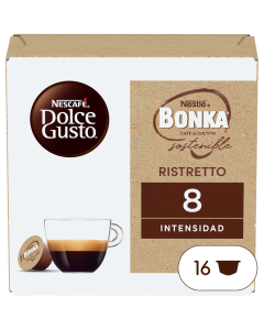 Caja de 16  cápsulas Ristretto Bonka 16 Cápsulas de NESCAFÉ Dolce Gusto