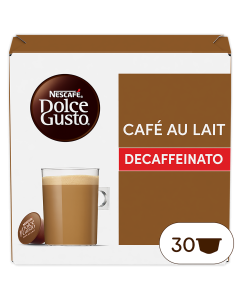 Caja de 30 cápsulas Café con Leche Descafeinado 30 Cápsulas de NESCAFÉ Dolce Gusto