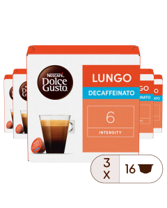 Caja de 48 cápsulas Lungo Descafeinado 48 Cápsulas de NESCAFÉ Dolce Gusto