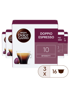 Caja de 48 cápsulas Espresso Doppio 48 Cápsulas de NESCAFÉ Dolce Gusto