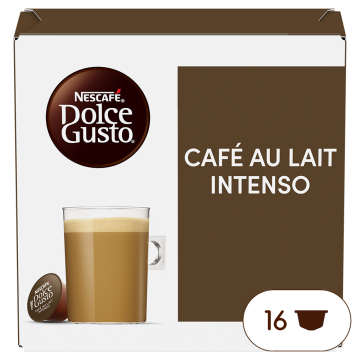 Caja de 16  cápsulas Café con Leche Intenso 16 Cápsulas de NESCAFÉ Dolce Gusto