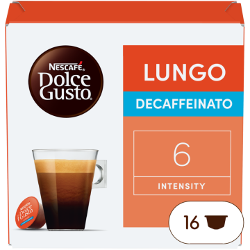 Lungo Descafeinado 16 Cápsulas
