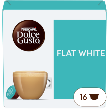 Caja de 16  cápsulas Flat White 16 Cápsulas de NESCAFÉ Dolce Gusto