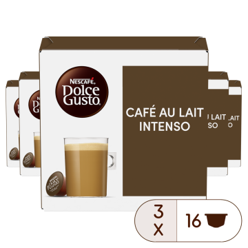 Caja de 48  cápsulas Café con Leche Intenso 48 Cápsulas de NESCAFÉ Dolce Gusto