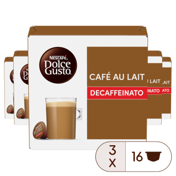Caja de 48  cápsulas Café con Leche Descafeinado 48 Cápsulas de NESCAFÉ Dolce Gusto