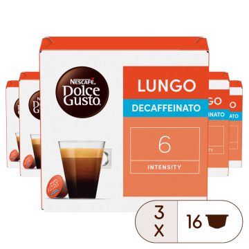 Caja de 48  cápsulas Lungo Descafeinado 48 Cápsulas de NESCAFÉ Dolce Gusto