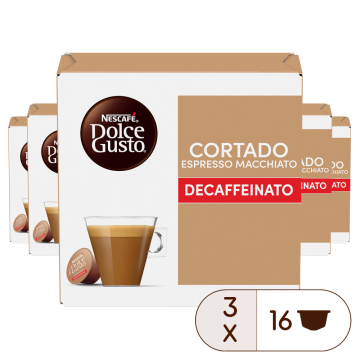 Caja de 48  cápsulas Cortado Descafeinado 48 Cápsulas de NESCAFÉ Dolce Gusto