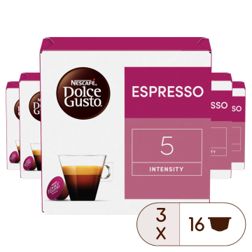 Caja de 48  cápsulas Espresso 48 Cápsulas de NESCAFÉ Dolce Gusto