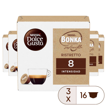 Caja de 48  cápsulas Ristretto Bonka 48 Cápsulas de NESCAFÉ Dolce Gusto