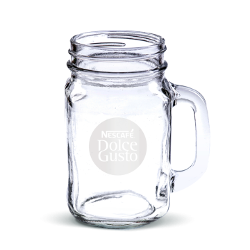Taza jarra de cristal para café