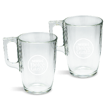 Set de dos tazas latte macchiato