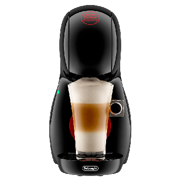 Cefetera Piccolo XS De’longhi® Manual Negra y Rojo NESCAFÉ Dolce Gusto - Frontal