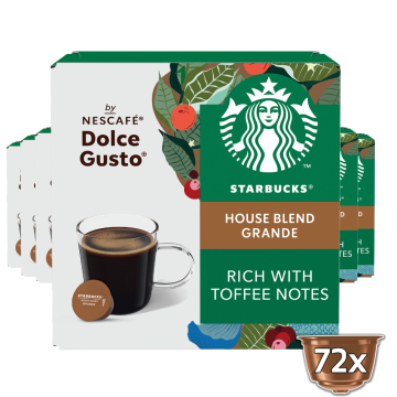 Starbucks® House Blend Grande 72 Cápsulas