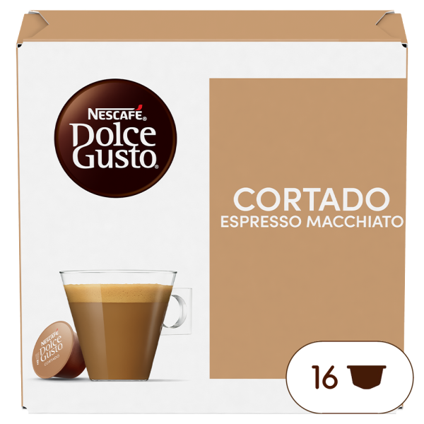 Caja de 16  cápsulas Cortado 16 Cápsulas de NESCAFÉ Dolce Gusto