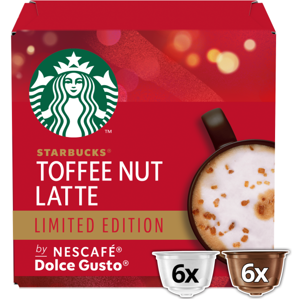 STARBUCKS® TOFFEE NUT LATTE de NESCAFÉ DOLCE GUSTO®