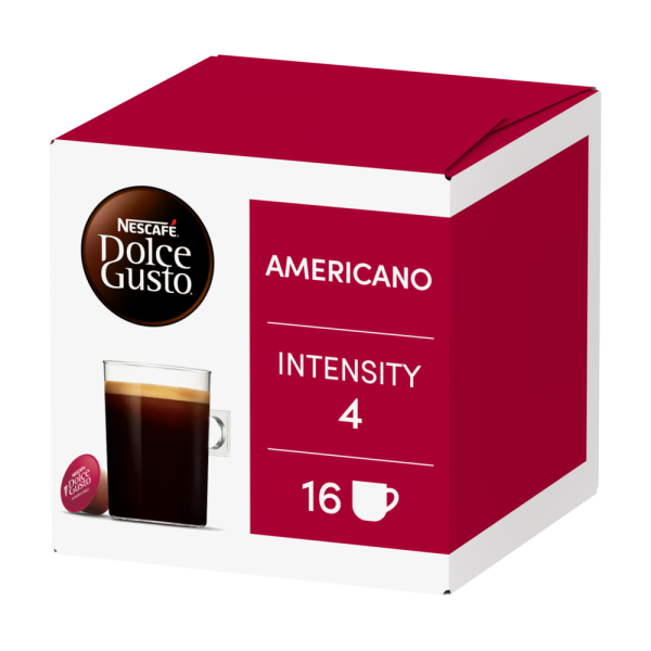 Caja de 16  cápsulas Americano 16 Cápsulas de NESCAFÉ Dolce Gusto