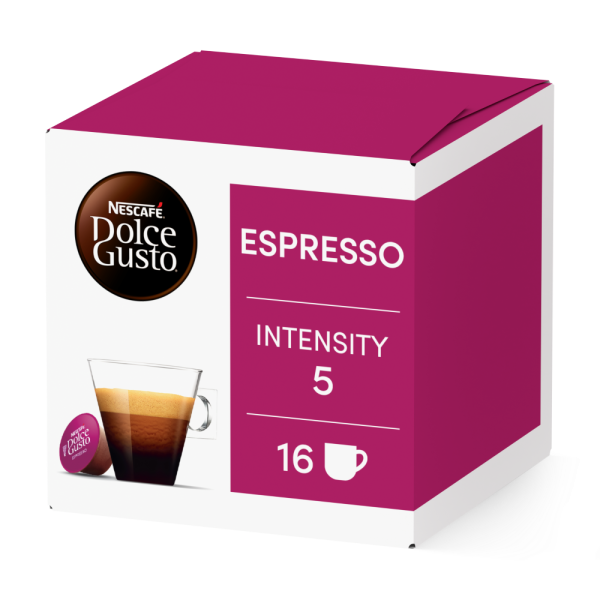 Caja de 16  cápsulas Espresso 16 Cápsulas de NESCAFÉ Dolce Gusto