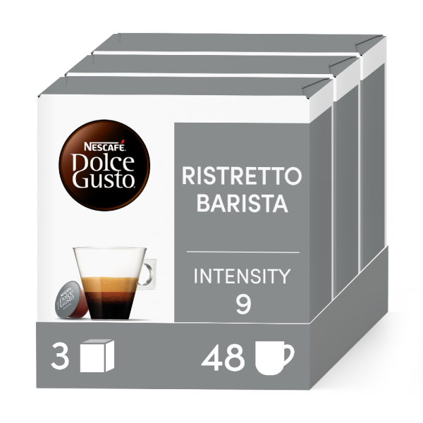 Caja de 48  cápsulas Ristretto Barista 48 Cápsulas de NESCAFÉ Dolce Gusto