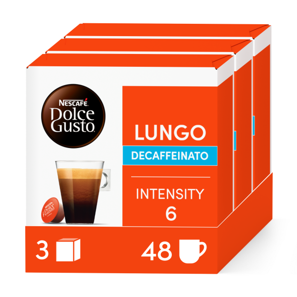 Caja de 48  cápsulas Lungo Descafeinado 48 Cápsulas de NESCAFÉ Dolce Gusto
