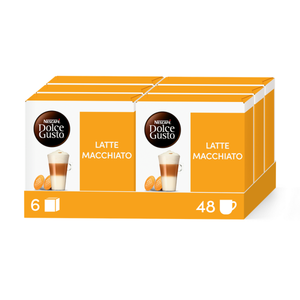 Caja de 96  cápsulas Latte Macchiato 96 Cápsulas de NESCAFÉ Dolce Gusto