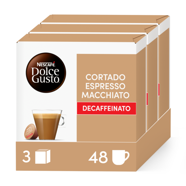 Caja de 48  cápsulas Cortado Descafeinado 48 Cápsulas de NESCAFÉ Dolce Gusto