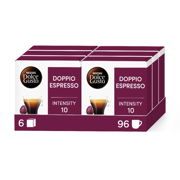 Caja de 96  cápsulas Espresso Doppio 96 Cápsulas de NESCAFÉ Dolce Gusto