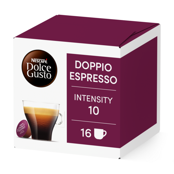 Caja de 16  cápsulas Espresso Doppio 16 Cápsulas de NESCAFÉ Dolce Gusto