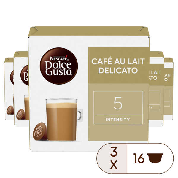 Caja de 48  cápsulas Café con Leche Delicato 48 Cápsulas de NESCAFÉ Dolce Gusto