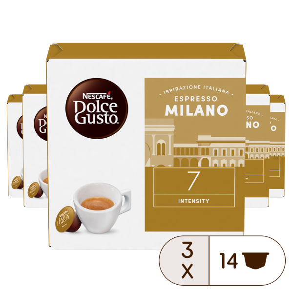 Café Espresso Milano Dolce Gusto®  42 Cápsulas